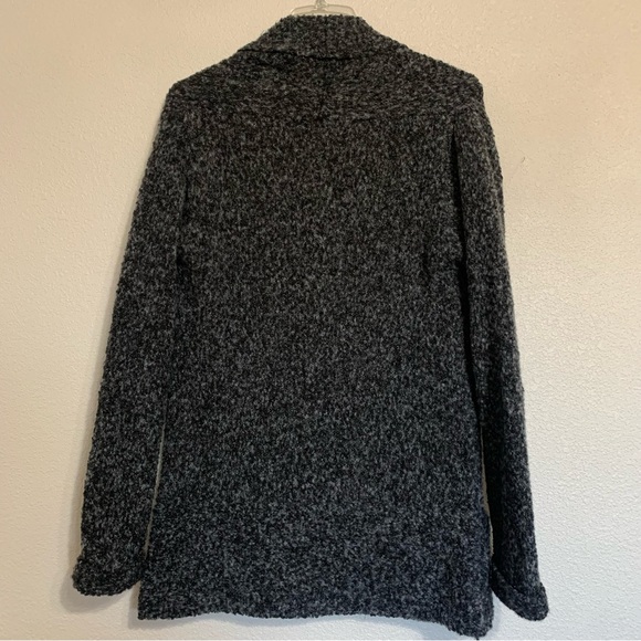 Mary Made In Italy Alpaca Wool Blend Open Front Cardigan Sweater - Picture 7 of 10